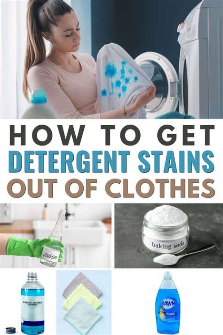 How To Get Laundry Detergent Stains Out of Clothes