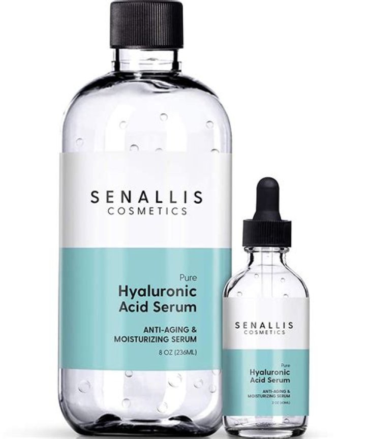 hyaluronic acid serum on a white background for isdin black friday sale