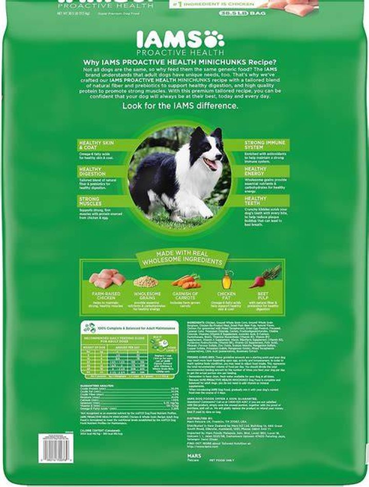 IAMS Adult MiniChunks Small Kibble High Protein Dry Dog Food