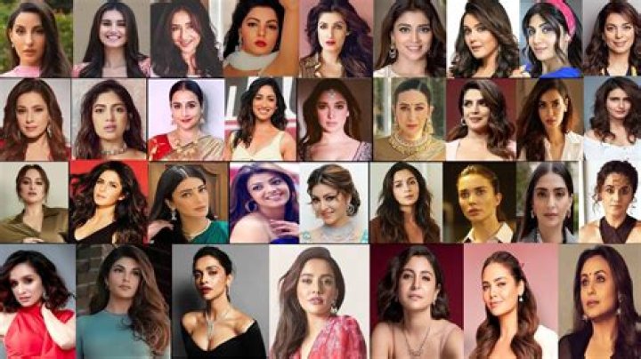 Indian actress list