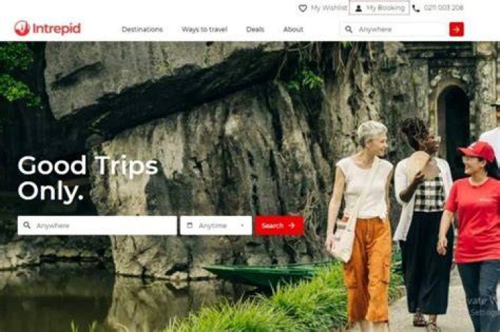 intrepid homepage