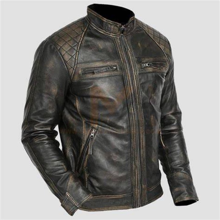 Jacket, Clothing, Leather, Leather jacket, Street fashion, Jeans, Fashion, Textile, Beauty, Snapshot, 