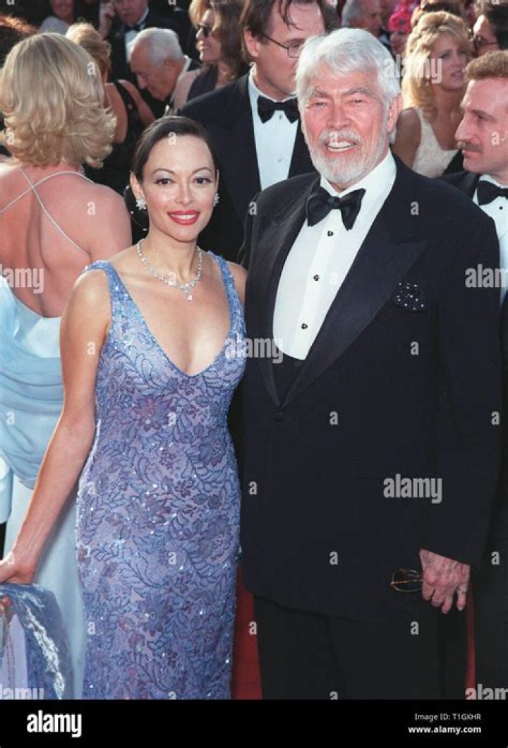 James Coburn with wife Paula
