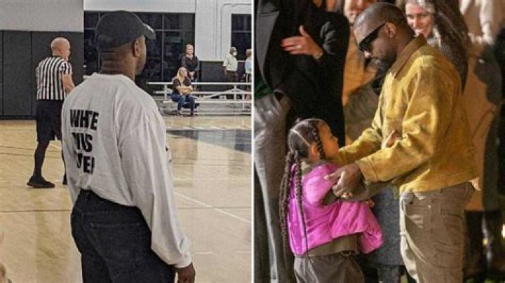 Kanye West Spotted Wearing His ‘White Lives Matter’ Shirt at North’s Basketball Game, Netizens Disappointed
