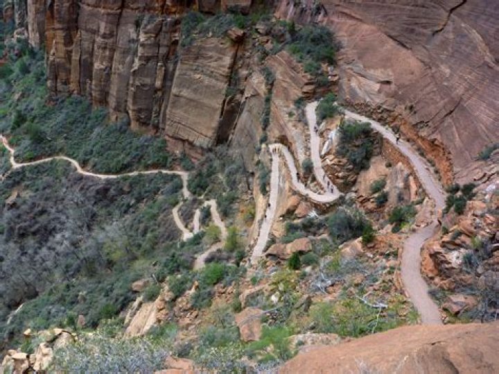 Landings for switchbacks