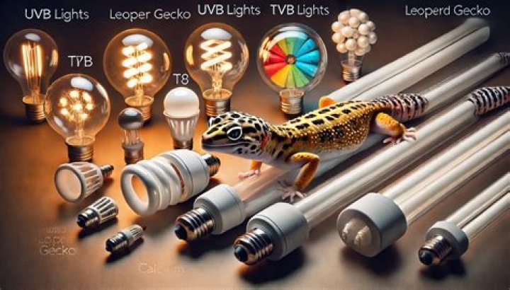 leopard gecko with uvb light