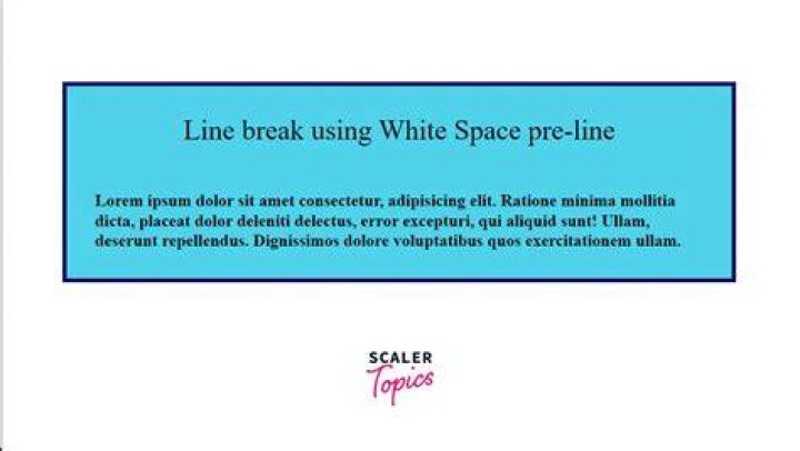 line break