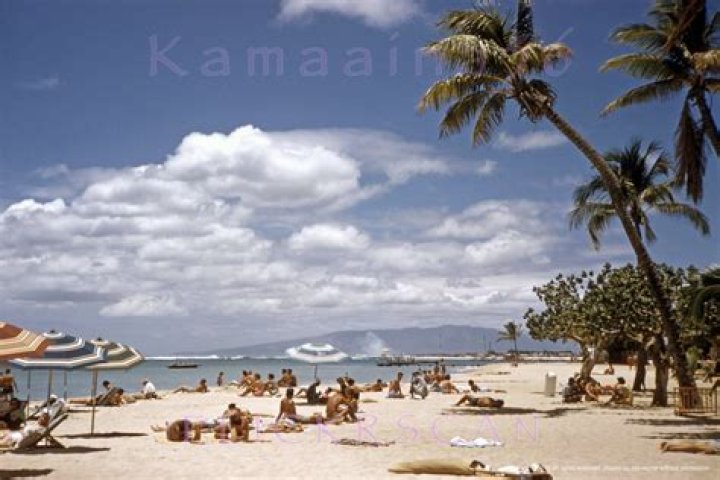 Looking to Waikiki Beach between the skyscrapers of Honolulu. Photo / 123F