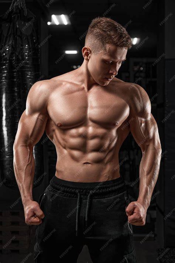 man gym looking strong