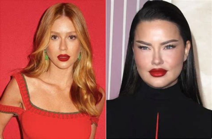 Marina Ruy Barbosa defende Adriana Lima ap&oacute;s cr&iacute;ticas de internautas &agrave;