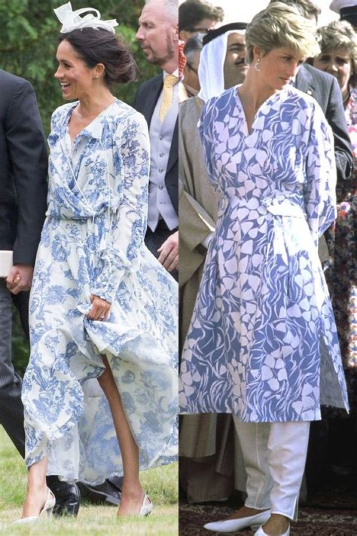 Meghan Markle Twinned with Princess Diana in Her Blue Dress and We All Missed It