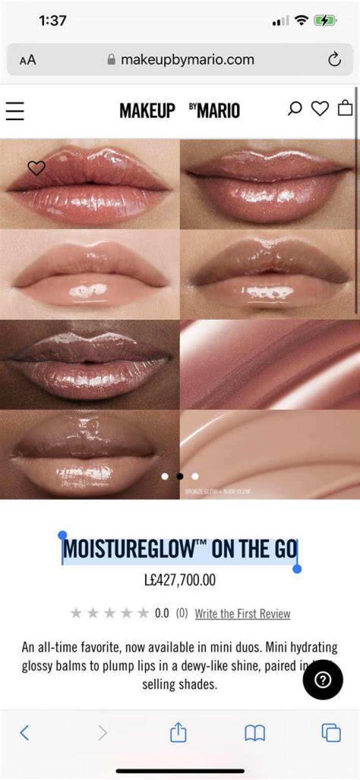 Mini MoistureGlow On The Go Plumping Lip Serum Duo