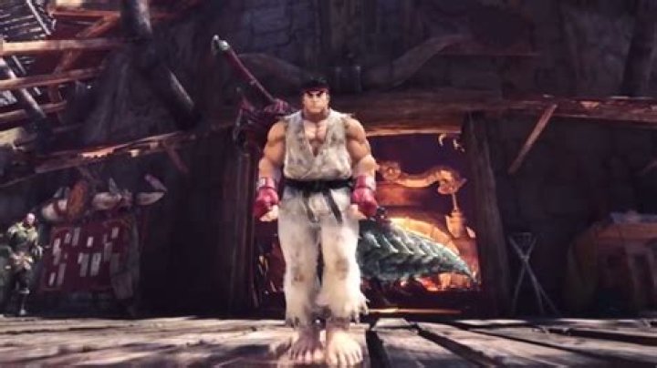Monster Hunter World Street Fighter event quest: how to get the Ryu armor, hadouken and shoryuken emotes and other bonus items