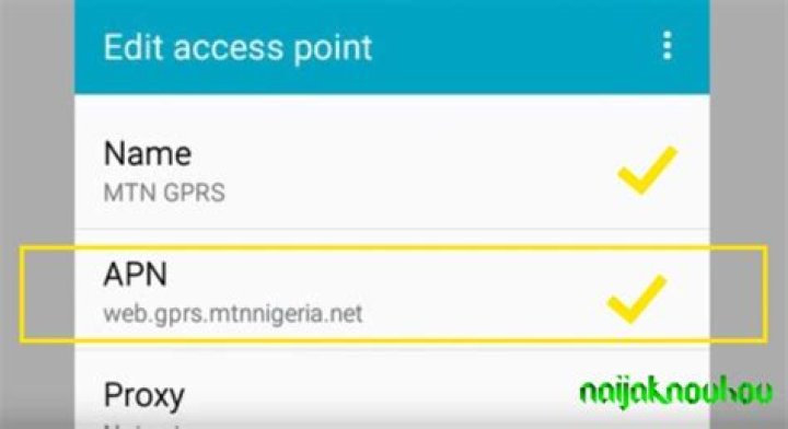 MTN APN settings MTN APN settings