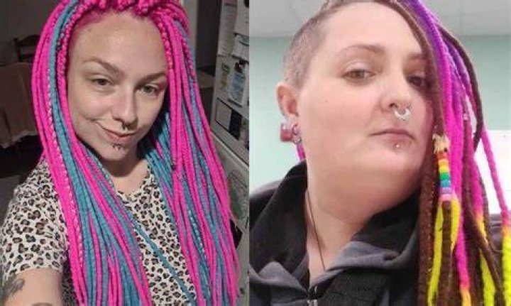 Multicoloured locs