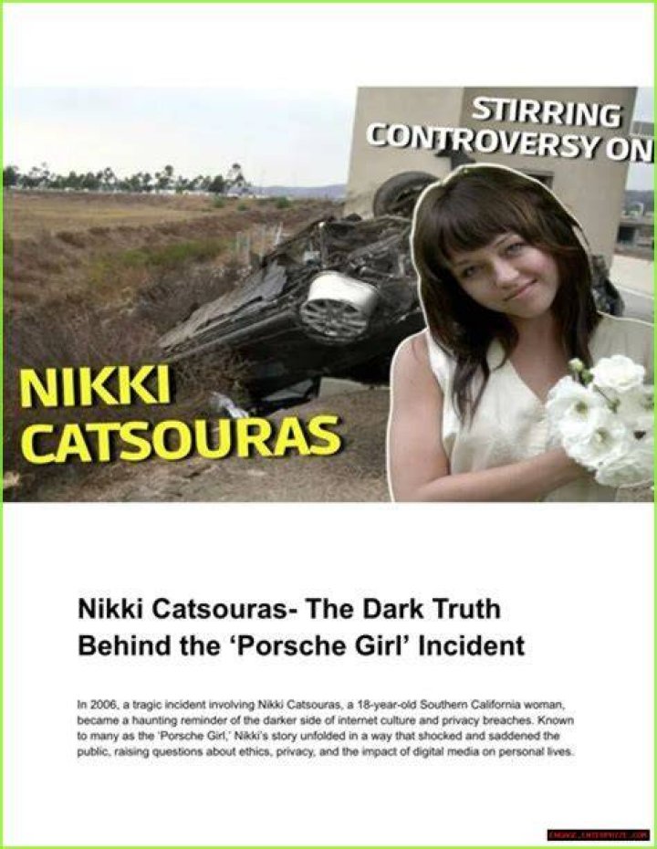 Nikki Catsouras: The Tragic Story Behind The Infamous Photos