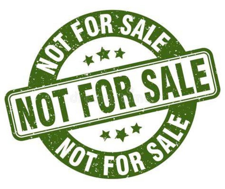 Not for sale