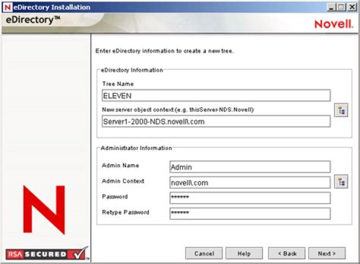 Novell eDirectory - Documentation for BMC Discovery content reference