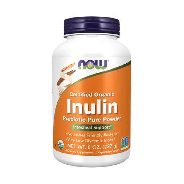 NOW Foods Certified Organic Inulin Pure Powder