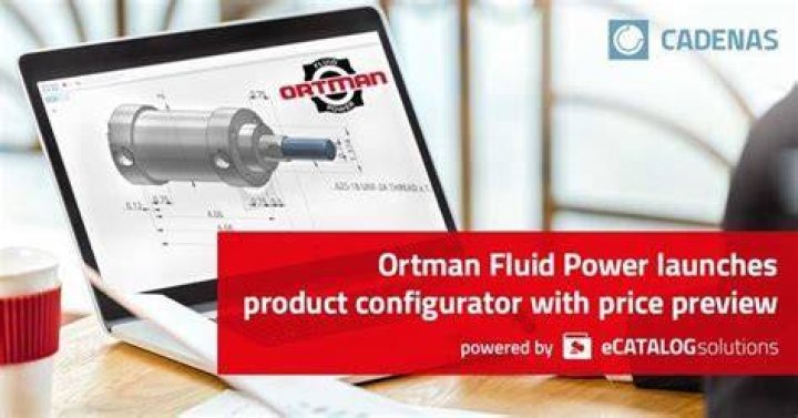Ortman Fluid Power Launches All-New 3D On-Demand CAD Configurator Tool, powered by CADENAS PARTsolutions