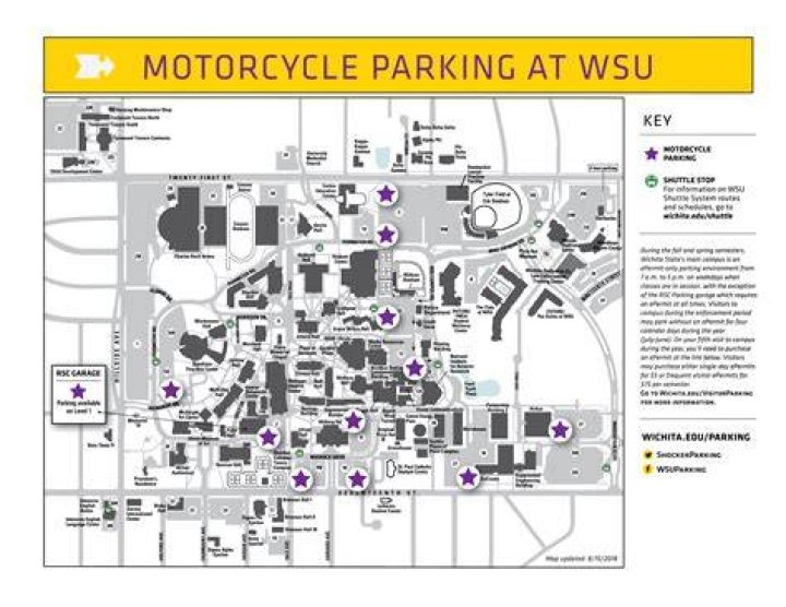 Parking on Wichita Campus