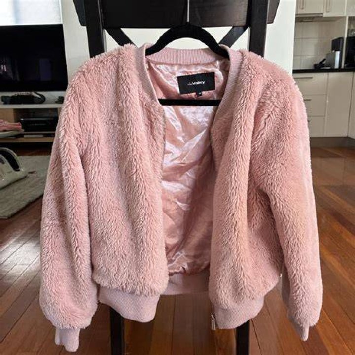 Pink Janet Faux-Fur Jacket