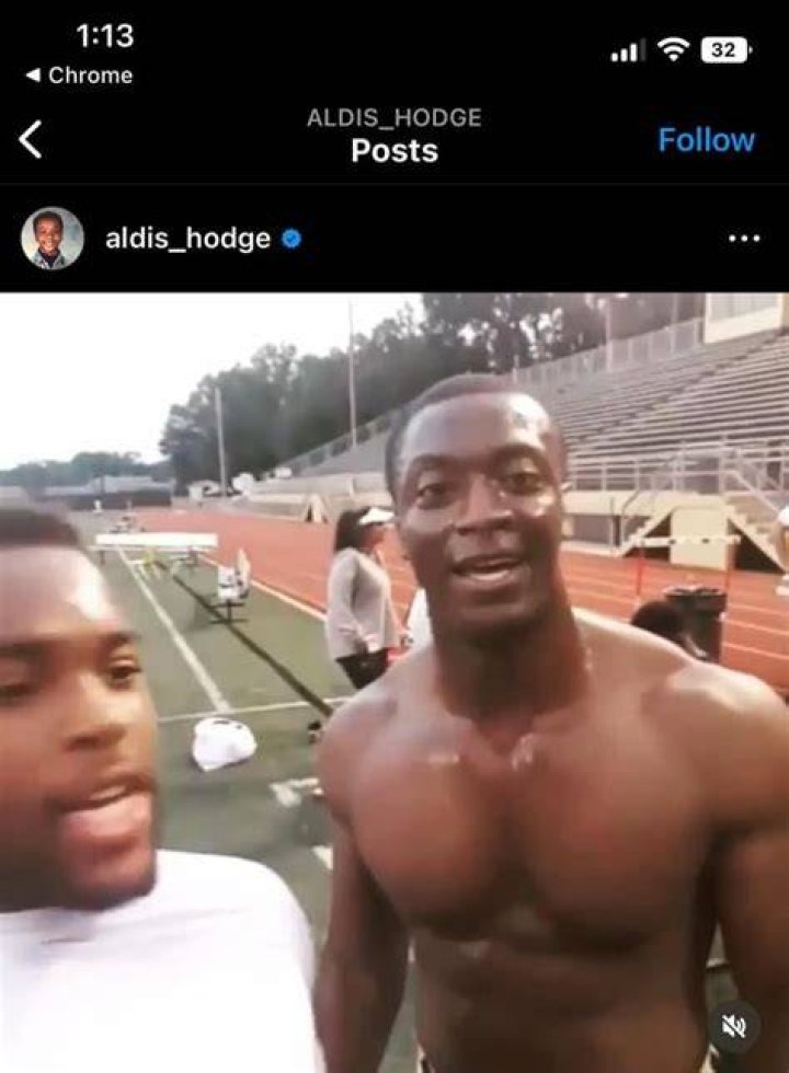 Video player poster image preview for Aldis Hodge | Train Like A Celebrity