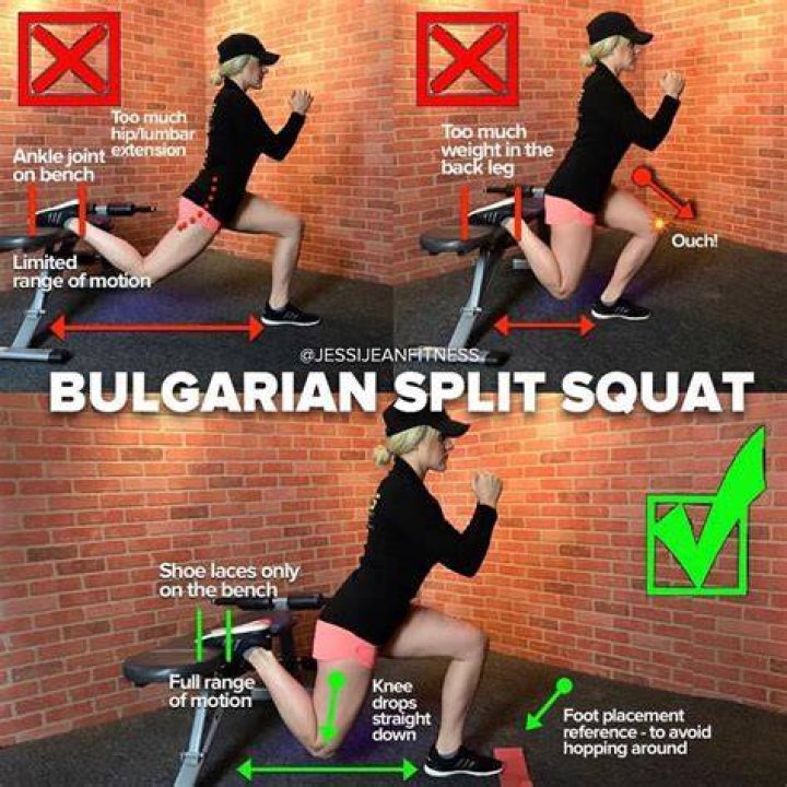 preview for Bulgarian split squat with barbell
