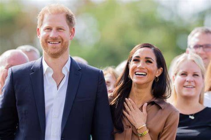 Prince Harry, Meghan Markle and their son Archie. Photo / Getty Images