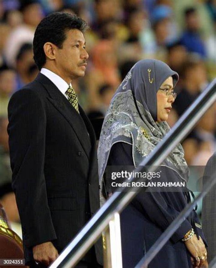 Prince Jefri Bolkiah, the brother of the Sultan of Brunei attends a parade in honor of Queen Elizabeth II's birthday. Photo / Getty Images