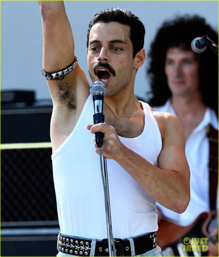 Rami Malek in a scene from Bohemian Rhapsody. Malek has been nominated for an Oscar for best actor for his turn at Freddie Mercury.