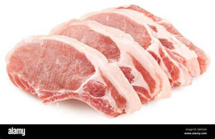 Raw, fresh pork Chop Raw, fresh pork Chop