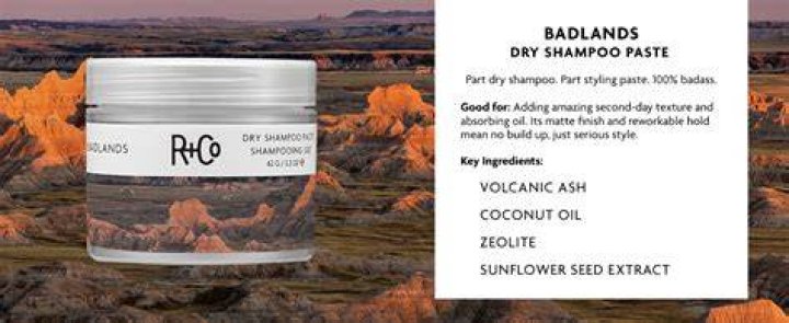 R+Co Badlands Dry Shampoo Paste