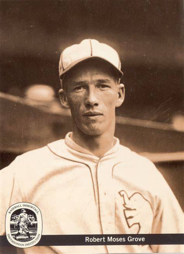 Robert Moses (Lefty) Grove in December 1931