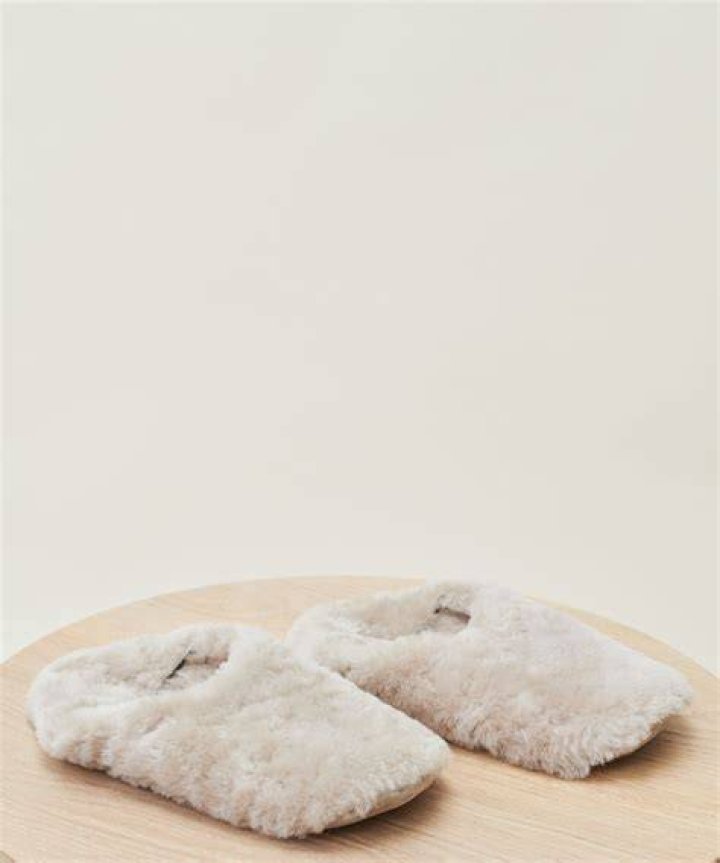 Shearling Moroccan Slippers