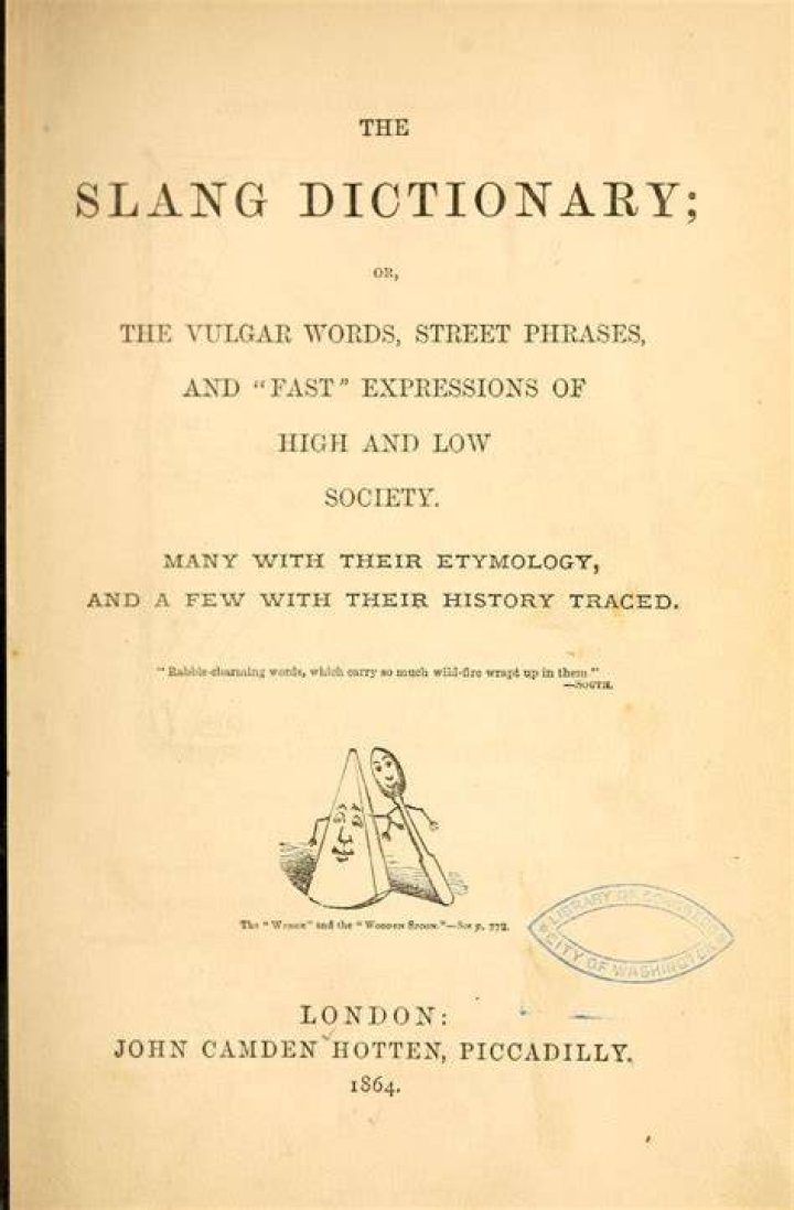 Slang dictionaries