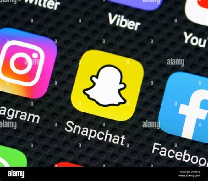 Snapchat app on phone