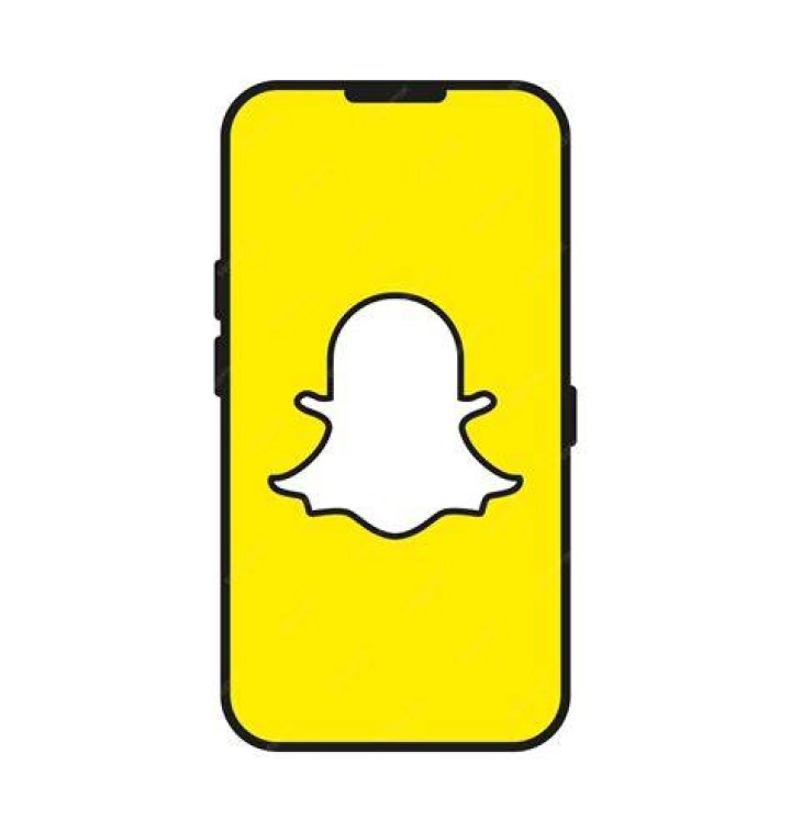 Snapchat icon on phone