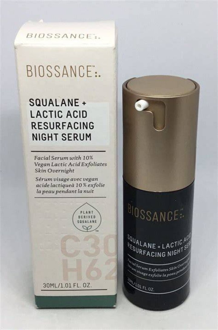 Squalane + Lactic Acid Resurfacing Night Serum