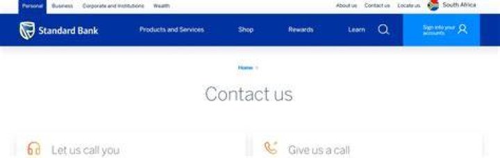 Standard Bank customer care Standard Bank customer care