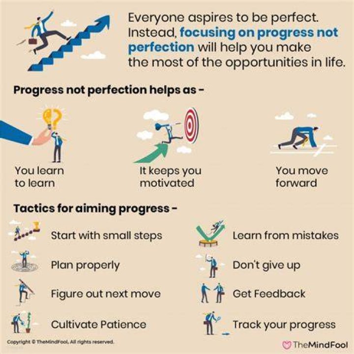 Strive for progress, not perfection