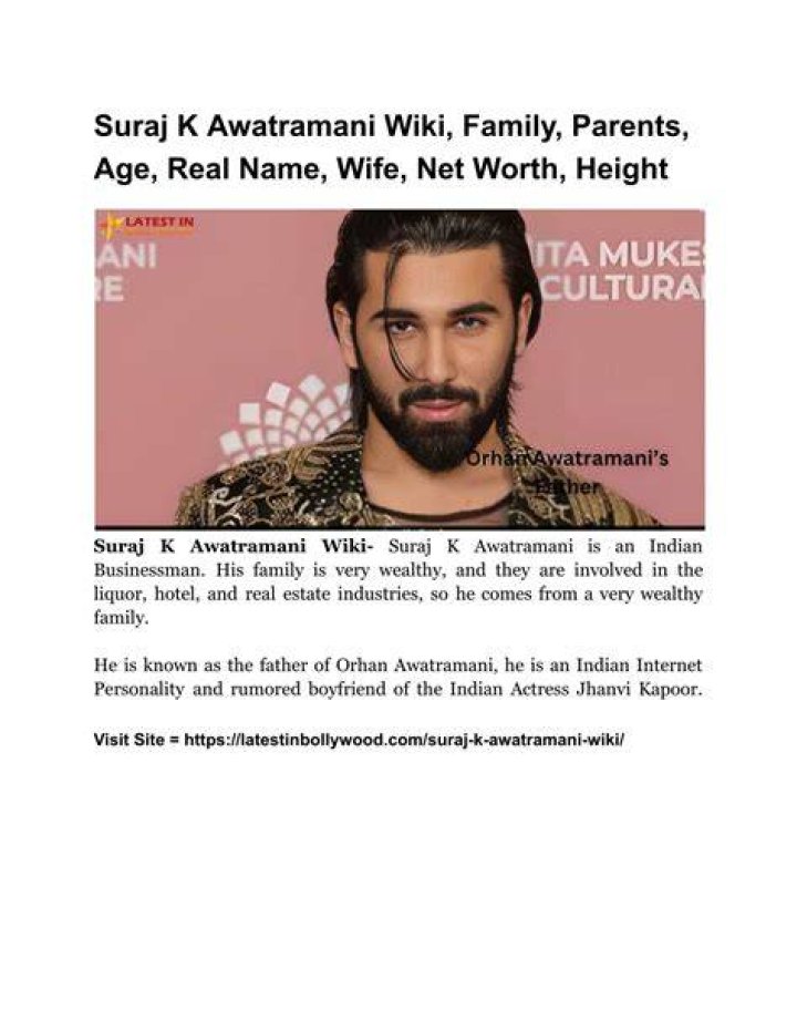Suraj K Awatramani Age