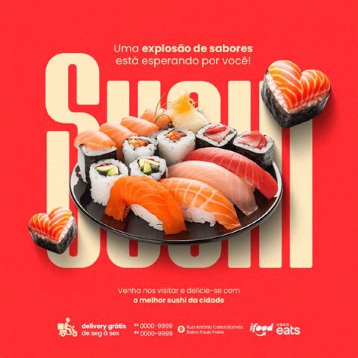 Sushi, video, social media