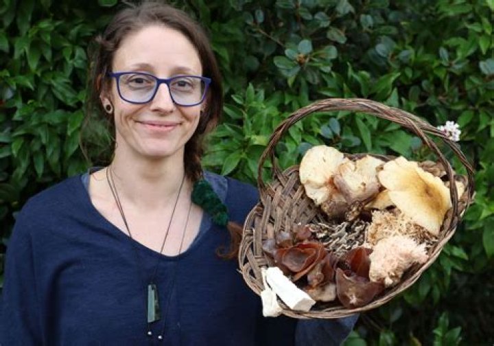 Te Puke-based Manaaki Mushrooms educator and forager Sharn Steadman.