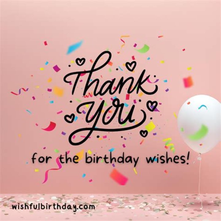 Thanks for birthday wishes to colleagues