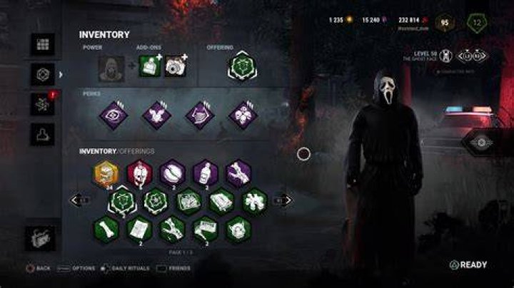 the ghost face best build tracking build