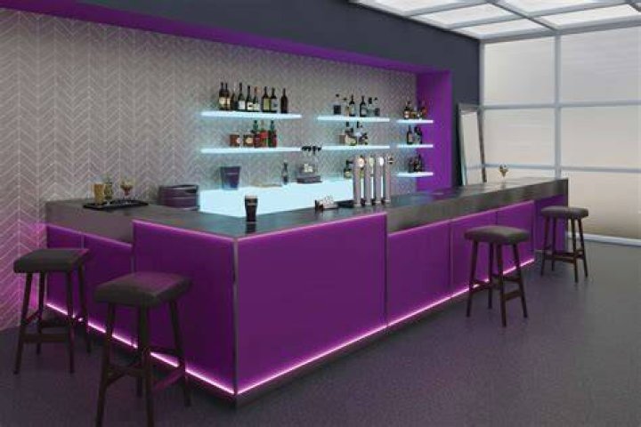 The new bar area aboard an Emirates A380. Photo / Supllied