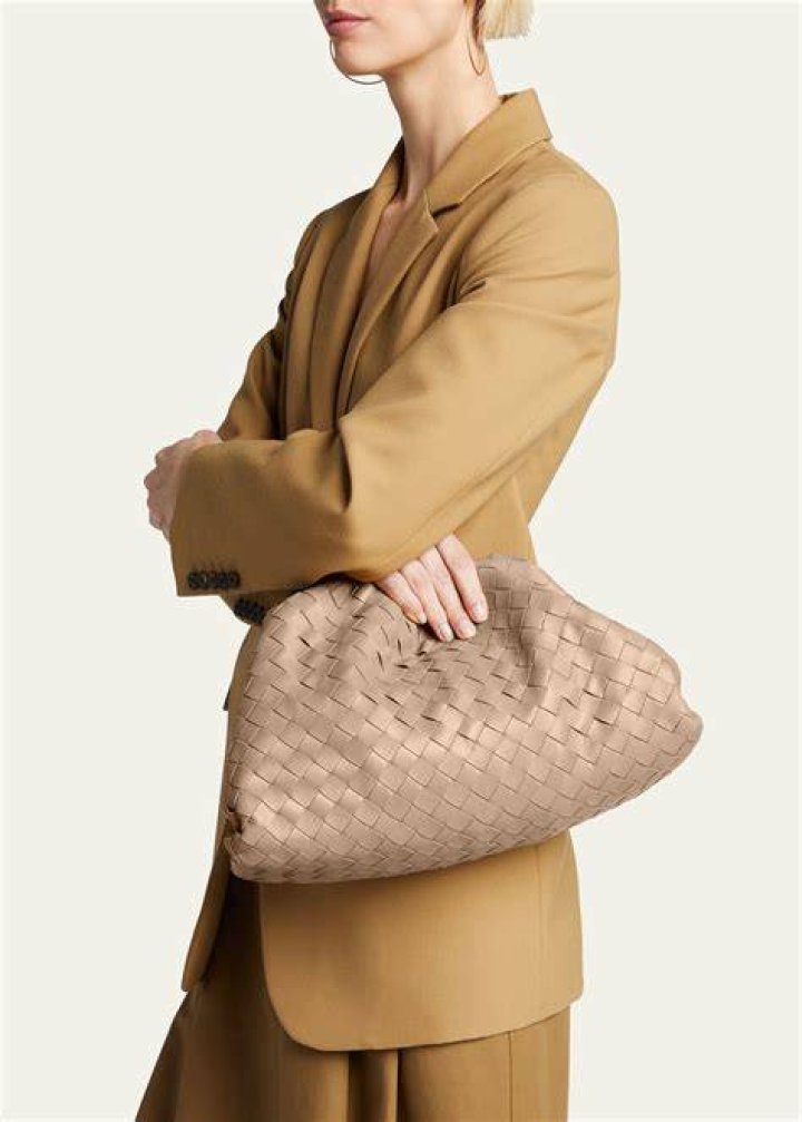 The Pouch Intrecciato Clutch Bag