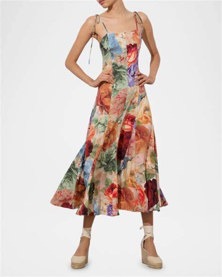 The Reconstituted Paneled Midi Dress