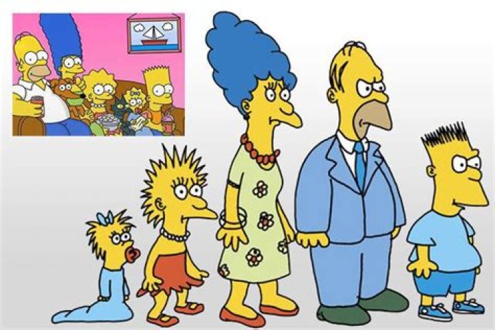 The Simpsons looked very different 30 years ago